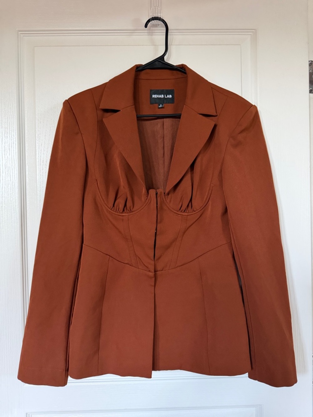 Rehab Lab Structured Corset Blazer